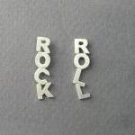 Rock & Roll Earrings - Sterling Silver..